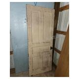 ANTIQUE VINTAGE WOODEN DOOR, 32 x 79.5
