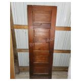 ANTIQUE VINTAGE WOODEN DOOR, 24 x 70.75