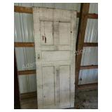 ANTIQUE VINTAGE WOODEN DOOR, 32 x 80