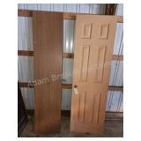 BI-FOLD DOOR AND HOLLOW INTERIOR DOOR, 36x79, 2