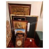 Large assortment wall art and decor