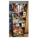 Heavy duty wire rolling storage rack with