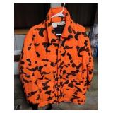 WALL BLIZZARD-PRUF MENS ORANGE CAMO ZIPPERED
