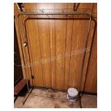 Vintage metal coat rack