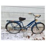 VINTAGE SEARS BEACH CRUISER BICYCLE WITH HEADLIGHT