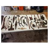 ASSORTED VINTAGE TOOLS, COLLECTIBLES, ETC