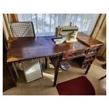 Vintage Kenmore sewing machine, cabinet and