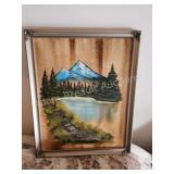 Custom painted oil painting by Frank OrdIway,