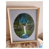 Custom painted oil painting by Frank Ordiway,