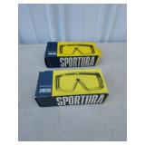 2 pairs vintage sportura goggles