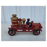 Vintage cast iron fire truck