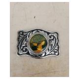 Whitetail deer belt buckle