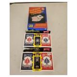 Dual deck revolving card holder and,3 decks