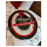 Vintage Michelob Ultra amber light beer oval beer
