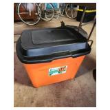 Tamor 20 gallon storage tote with assorted fall