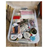 Assorted sewing supplies