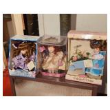 3 assorted collector dolls