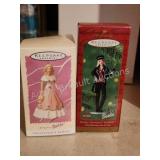 2 Hallmark Barbie Keepsake Christmas ornaments