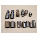 13 ASSORTED APEX SOCKETS