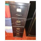 4-drawer wooden filing cabinet