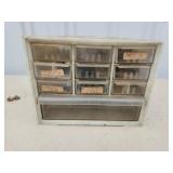 10 drawer organizer with contents