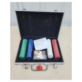 Cardinal poker chip set, new
