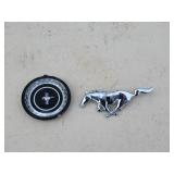 Vintage Ford Mustang FoMoCo car emblems