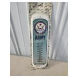 United States Army tin thermometer, new