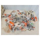 Large assortment vintage cabinet hardware