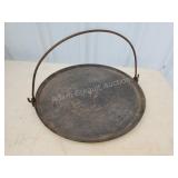 Vintage DK 14 inch cast iron hanging griddle