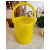 Vintage Blenko Glass Co Ohio handcrafted basket Vintage Blenko Glass Co Ohio handcrafted basket