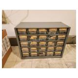 25-drawer organizer with contents 25-drawer organizer with contents