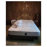Queen size headboard and bed frame, comes with Queen size headboard and bed frame, comes with