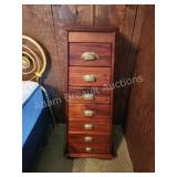 Modern wooden 7-drawer cascading pyramid lingerie Modern wooden 7-drawer cascading pyramid lingerie