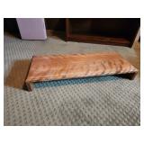 Solid wood custom built pedestal, 30 x 12 x 4 Solid wood custom built pedestal, 30 x 12 x 4