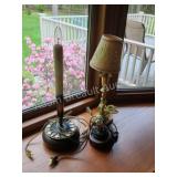 3 assorted C9 table lamps 3 assorted C9 table lamps