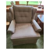 Vintage upholstered arm chair Vintage upholstered arm chair