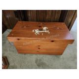 Custom built wooden storage box toy chest, 13.5 x Custom built wooden storage box toy chest, 13.5 x