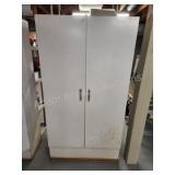 Vintage metal 2-door storage cabinet with Vintage metal 2-door storage cabinet with