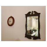 Vintage decorative plastic frame wall mirror and Vintage decorative plastic frame wall mirror and