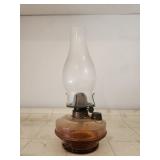 Vintage glass oil lamp Vintage glass oil lamp