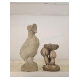 2 decorative concrete lawn ornaments 2 decorative concrete lawn ornaments