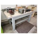 Custom built wooden tool bench, bench only, Custom built wooden tool bench, bench only,