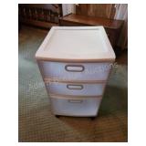 Sterilite 3-drawer plastic rolling storage Sterilite 3-drawer plastic rolling storage