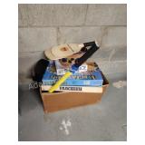Box of assorted board games and toys Box of assorted board games and toys