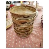 6 M. Clarey 5 in pottery bowls 6 M. Clarey 5 in pottery bowls
