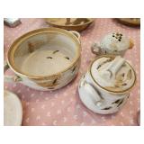 3 pcs M. Clarey pottery 3 pcs M. Clarey pottery