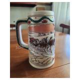 Budweiser American Homestead holiday beer stein Budweiser American Homestead holiday beer stein
