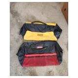 2 large zippered tool bags 2 large zippered tool bags