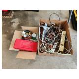 Assorted power cords, power strips, lamp repair Assorted power cords, power strips, lamp repair